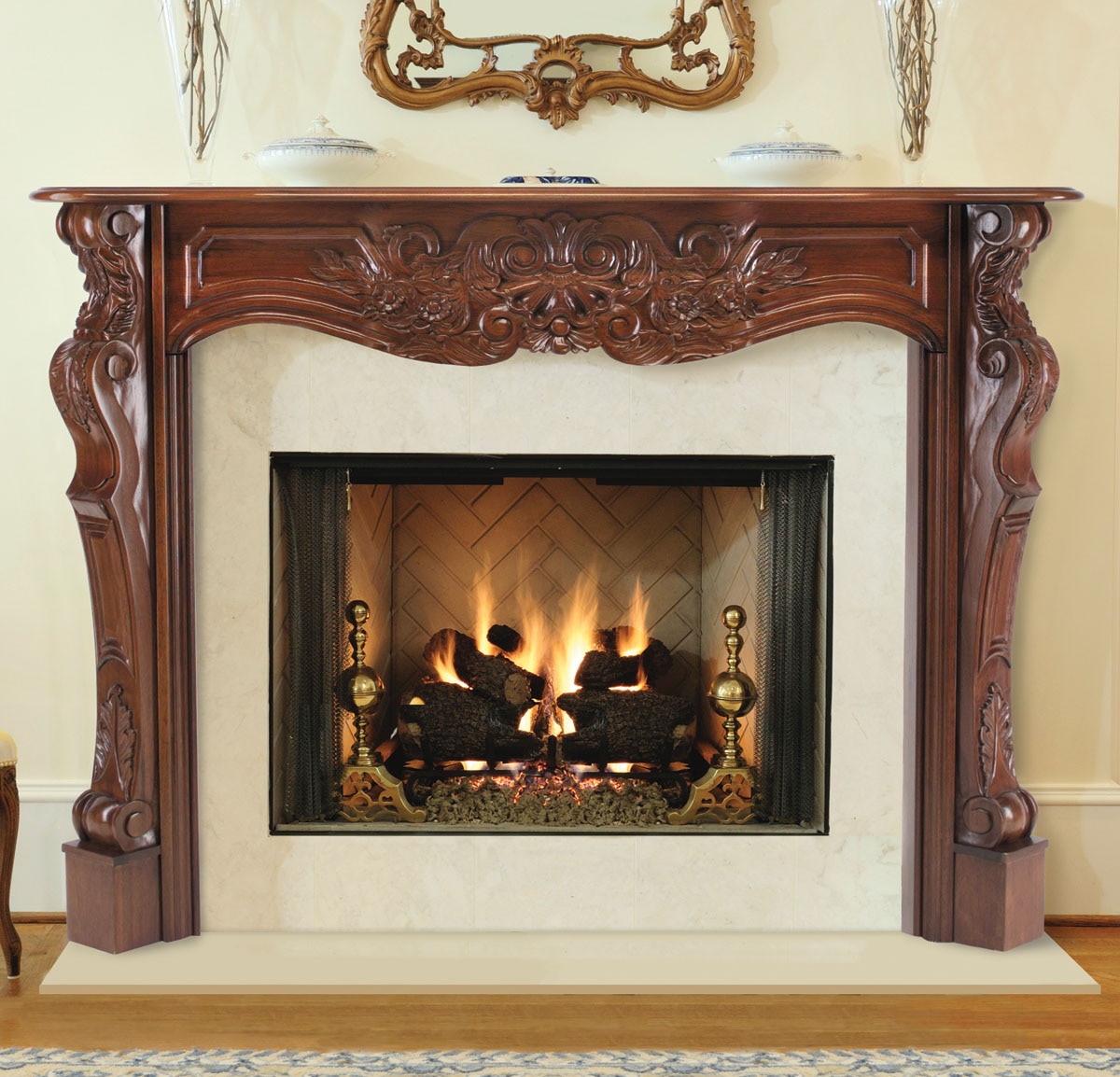 Pearl Solid Wood Mantels
