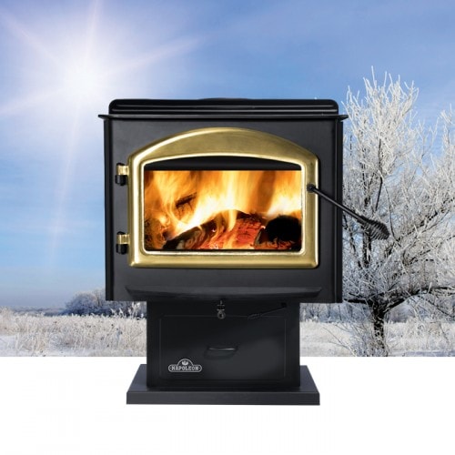 Napoleon Huntsville 1400 Medium Pedestal Wood Stove