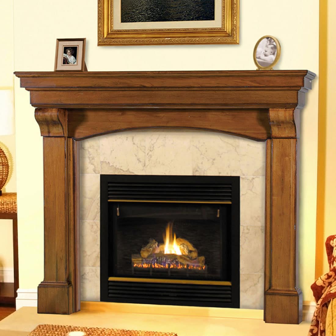 Pearl Blue Ridge Mantels