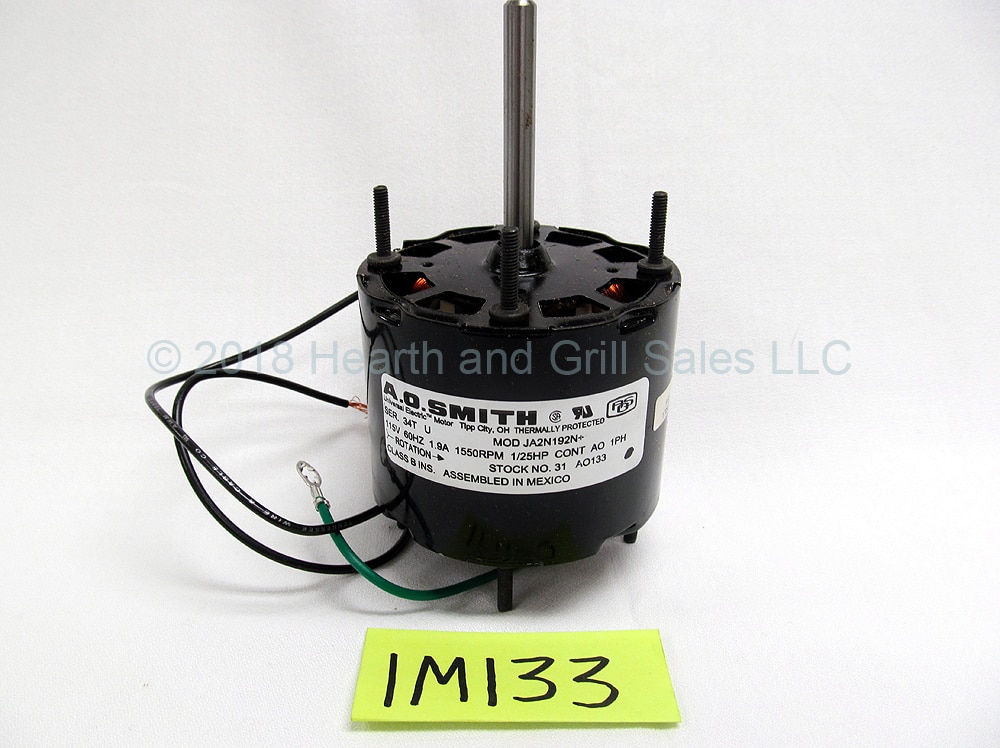 Blower Motor for Fireplaces and Wood Stoves