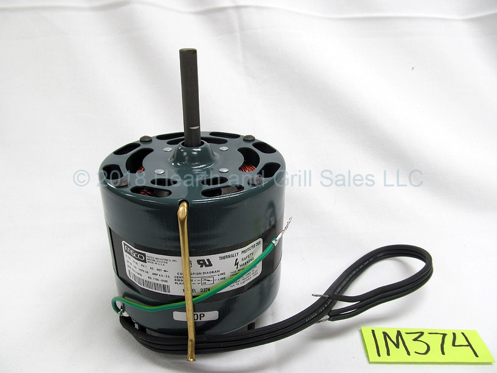 Blower Motor for Fireplaces and Wood Stoves