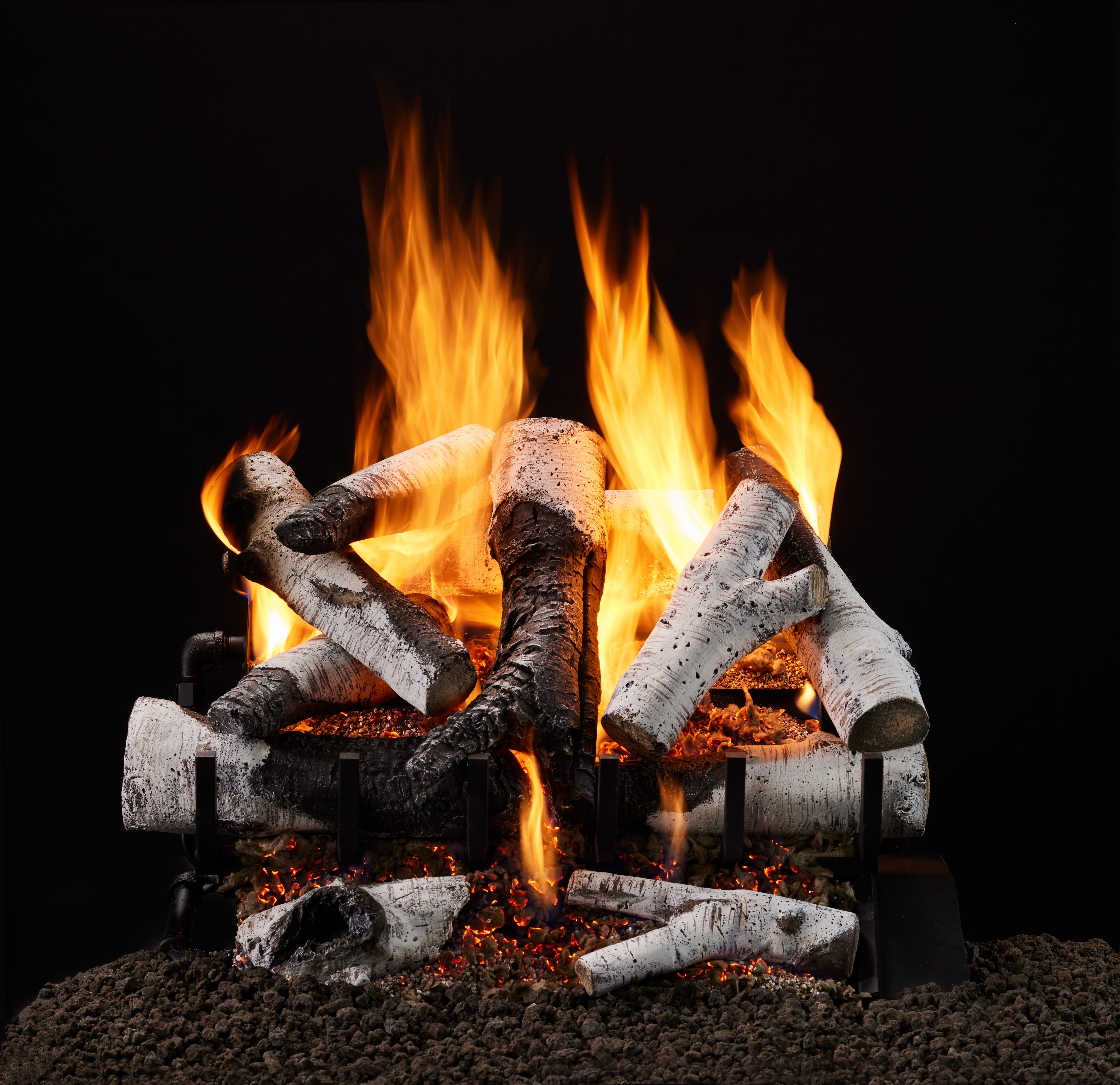 Grand Birch Vented Gas Logs