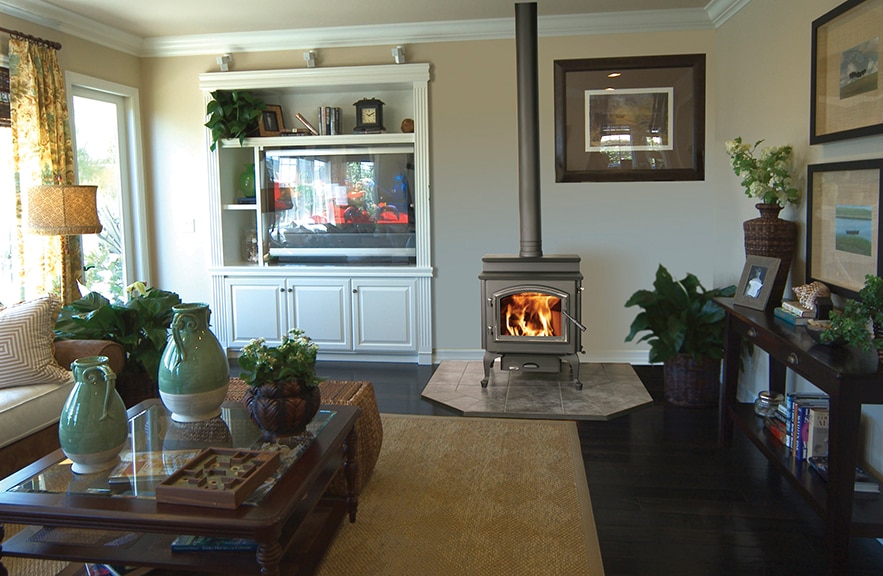 Quadra-Fire 4300 Step Top Wood Stove | Hearthside