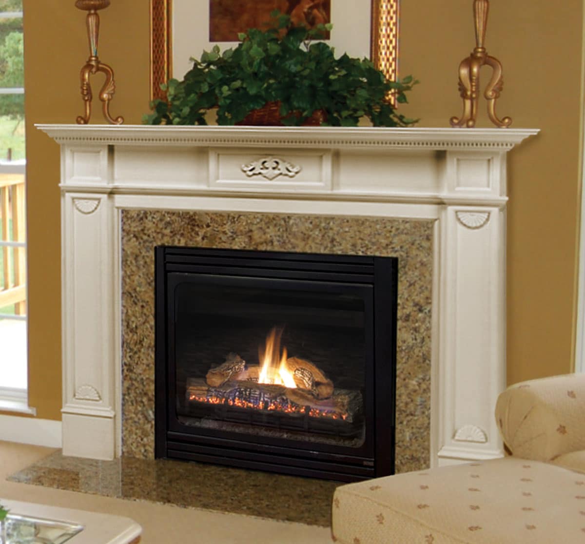 Pearl Monticello MDF Fireplace Mantel