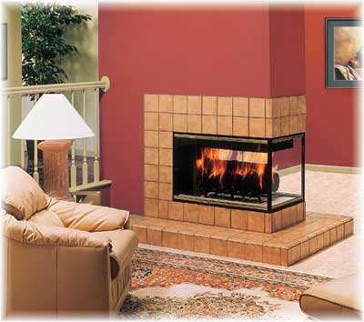 Monessen Multi-Sided Designer Woodburning Fireplaces