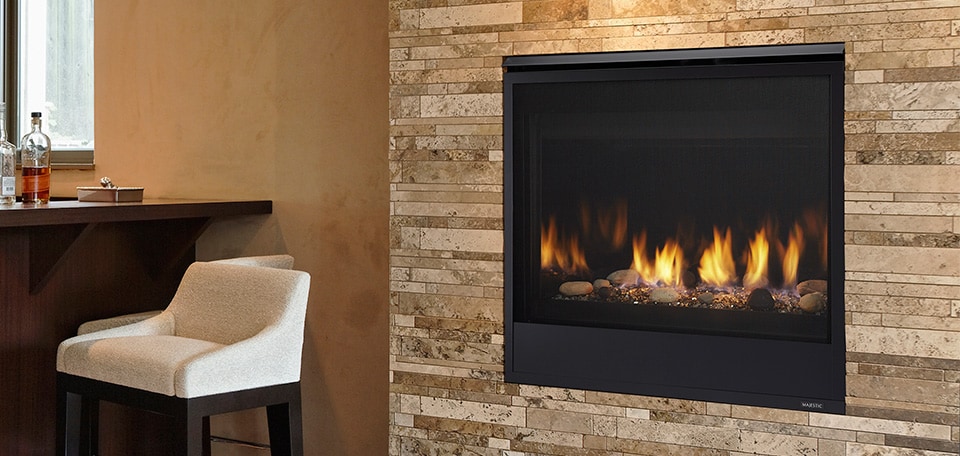 Majestic Quartz Direct Vent Gas Fireplace