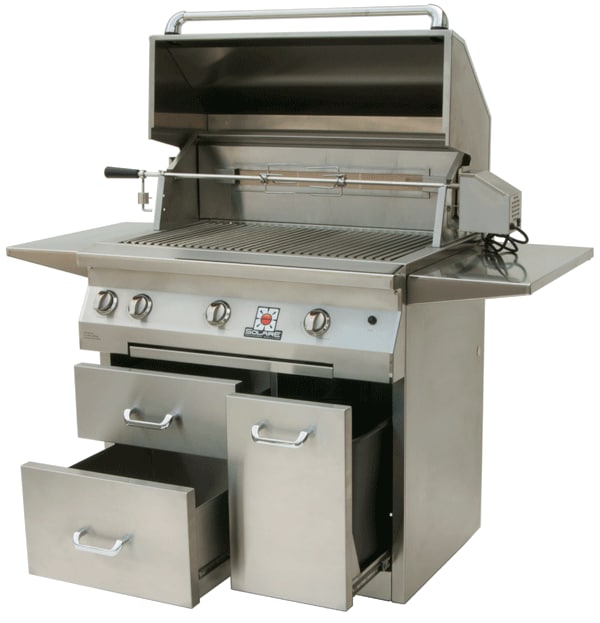 Solaire 36 Inch Free Standing Infrared Grills