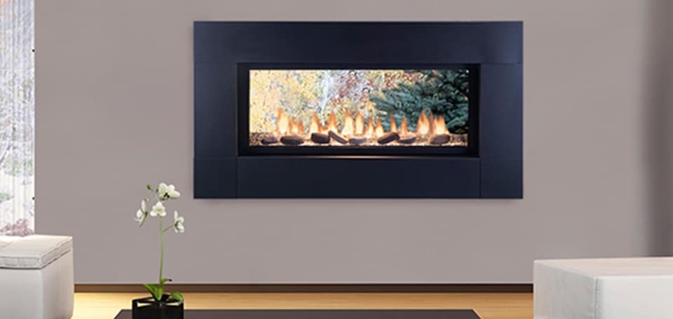 Monessen Artisan See-Through Vent Free Linear Fireplace System