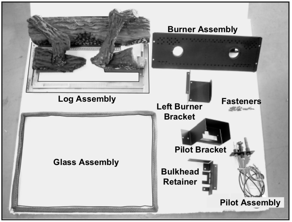 QuadraFire Sapphire Gas Stove Replacement Parts