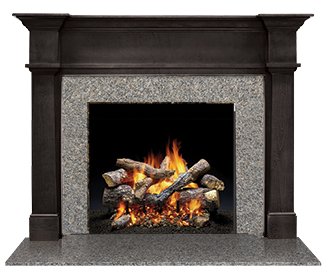 Bellevue Flush Wood Mantel