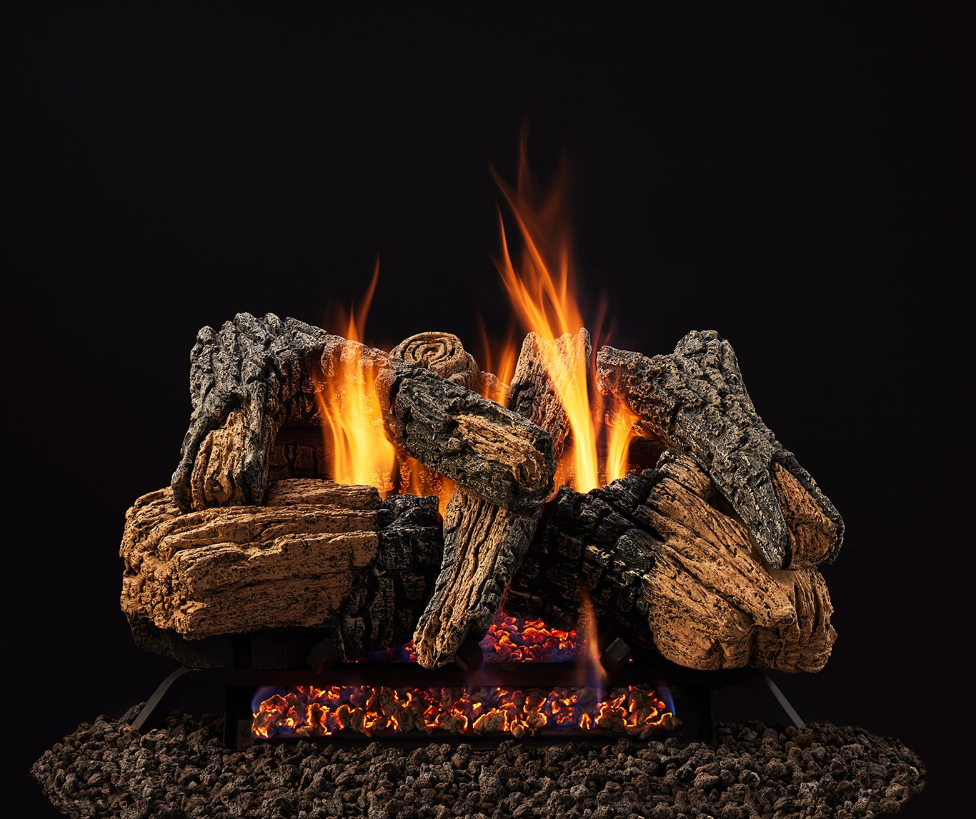 Majestic Duzy 3 Vented Gas Logs