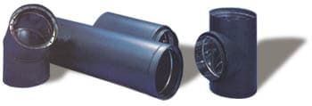 DVL® double-wall black stovepipe