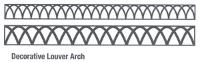 Decorative Arch Louver