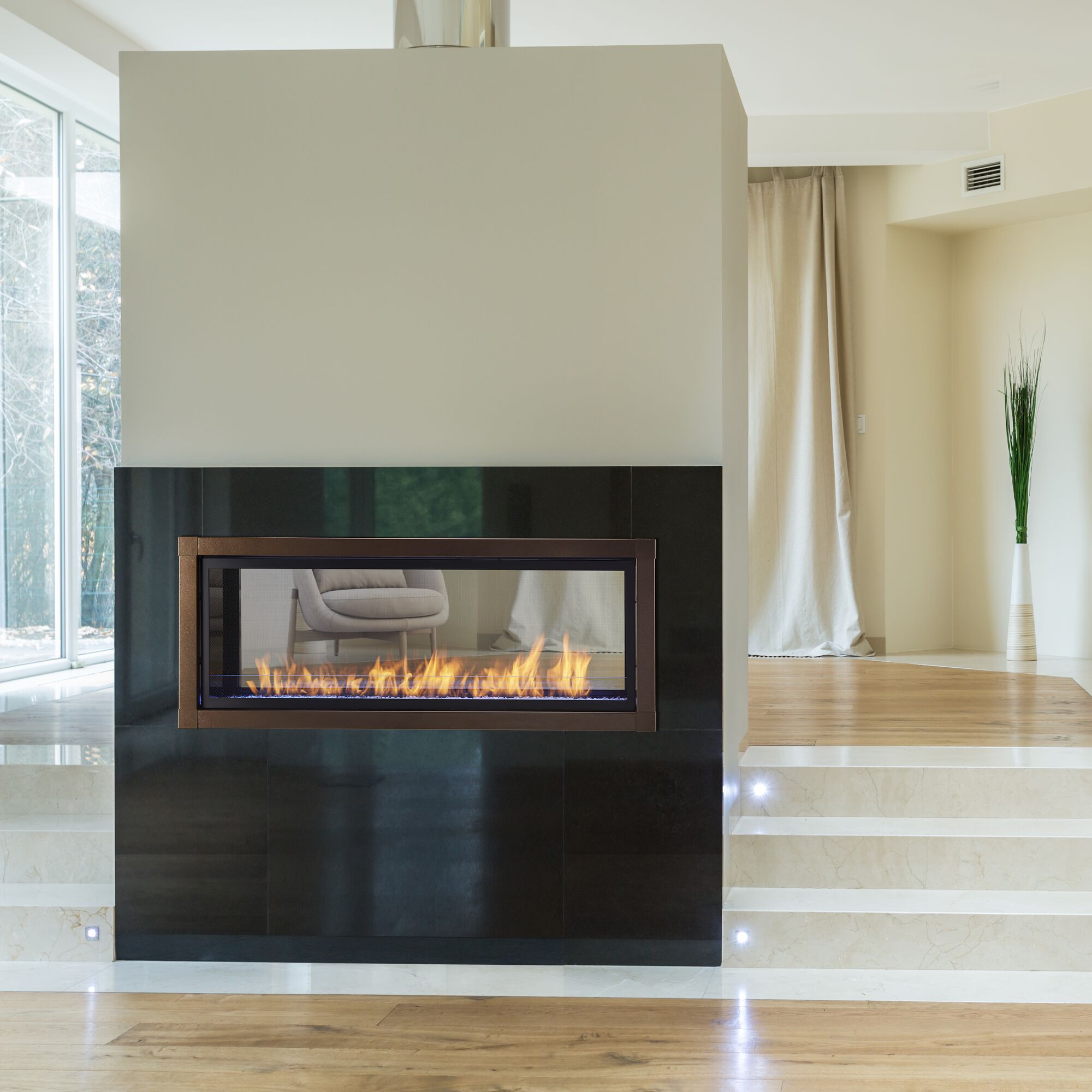 Monessen Artisan See-Through Vent Free Linear Fireplace System