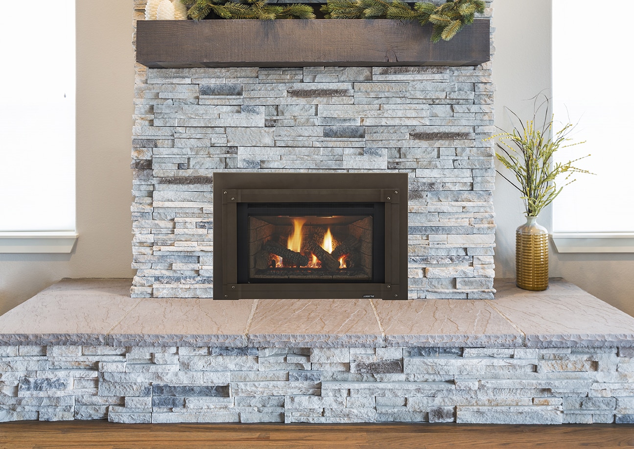 QuadraFire Excursion Series Direct Vent Gas Insert Hearthside