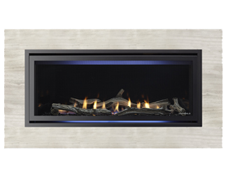 Driftwood Marble Set for Linear Fireplaces