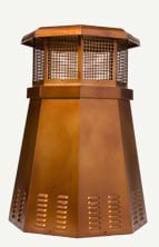 Octagon Steel Chimney Pot