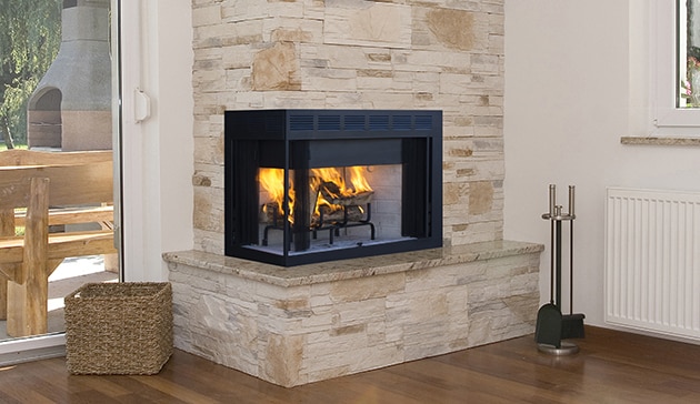 Superior WRT40 Custom Series Multi Sided Wood Burning Fireplaces