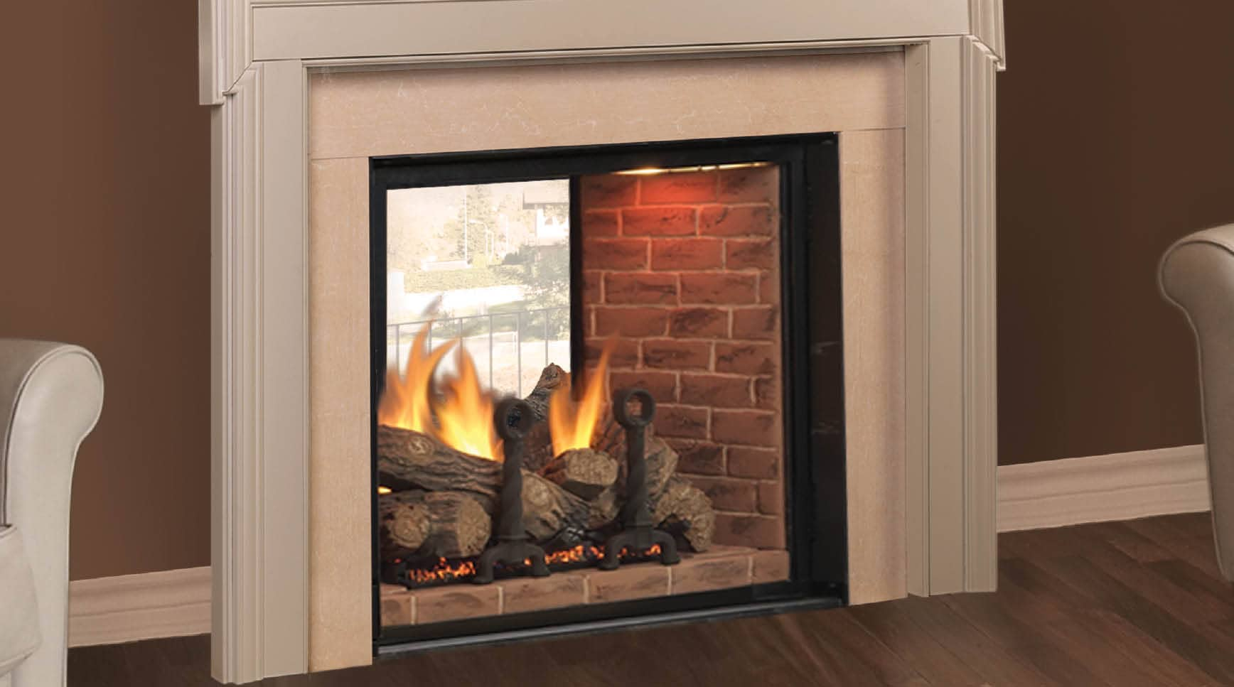 Monessen KSTDV Covington Clear View See-Thru  Fireplace