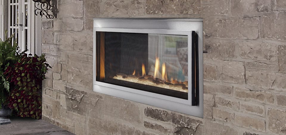 Mezzanine 36 Indoor/Outdoor See-Through Gas Fireplace