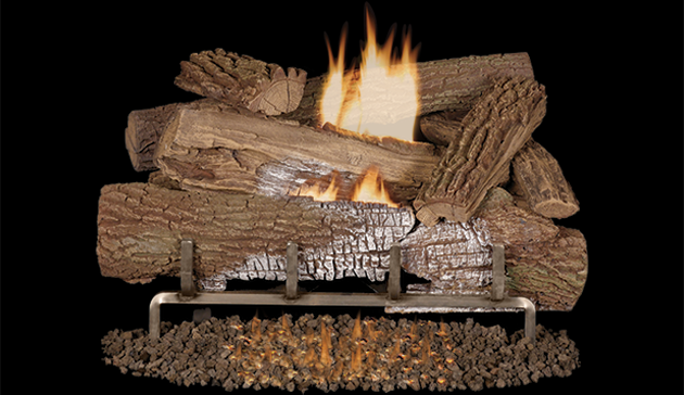 Superior Mossy Oak Outdoor Vent Free Gas Logs