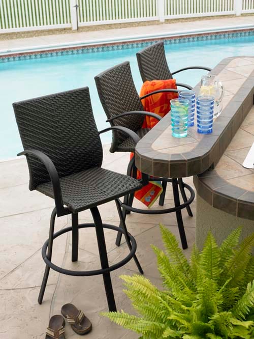 Outdoor GreatRoom Naples Collection for Fire Pit Pub Tables