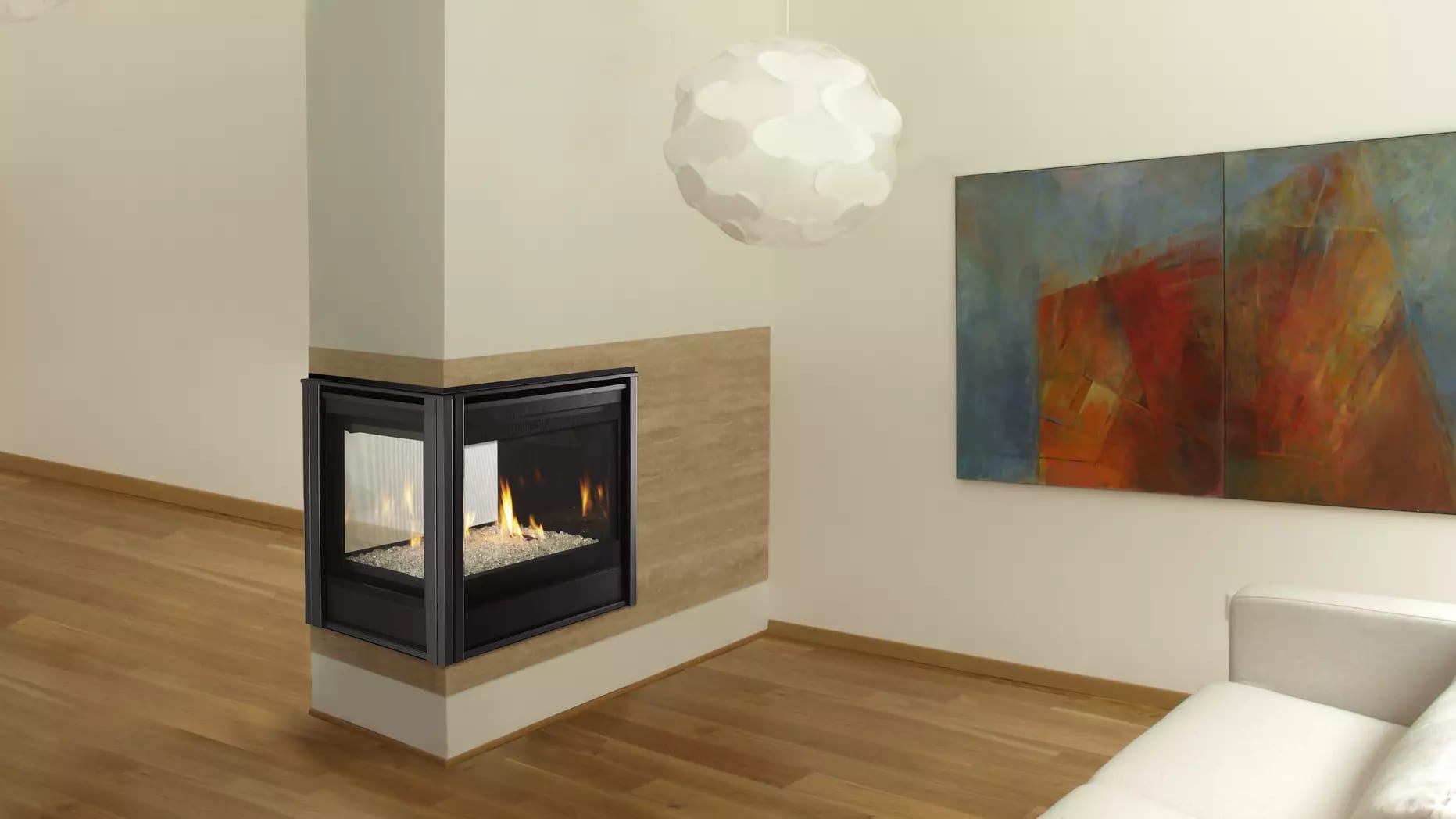 Majestic Multi-Sided Direct Vent Gas Fireplaces