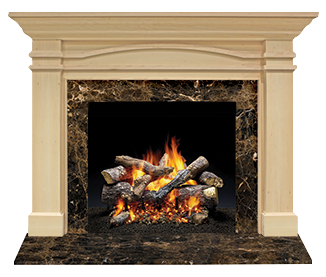 Portico Flush Wood Mantel