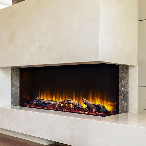 SimpliFire Scion Trinity Multi-Sided Linear Electric Fireplace