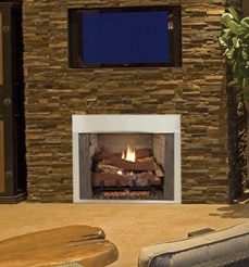 Vantage Hearth Full View Outdoor Stainless Steel Firebox