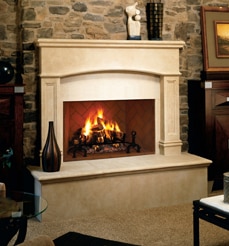 Vantage Hearth Premium Winston Luxury Masonry Wood Fireplace