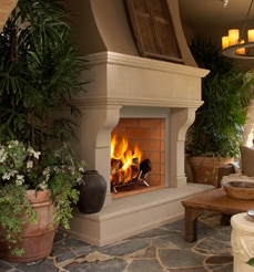 Vantage Hearth Premium Oracle Outdoor Stainless Masonry Wood Fireplaces