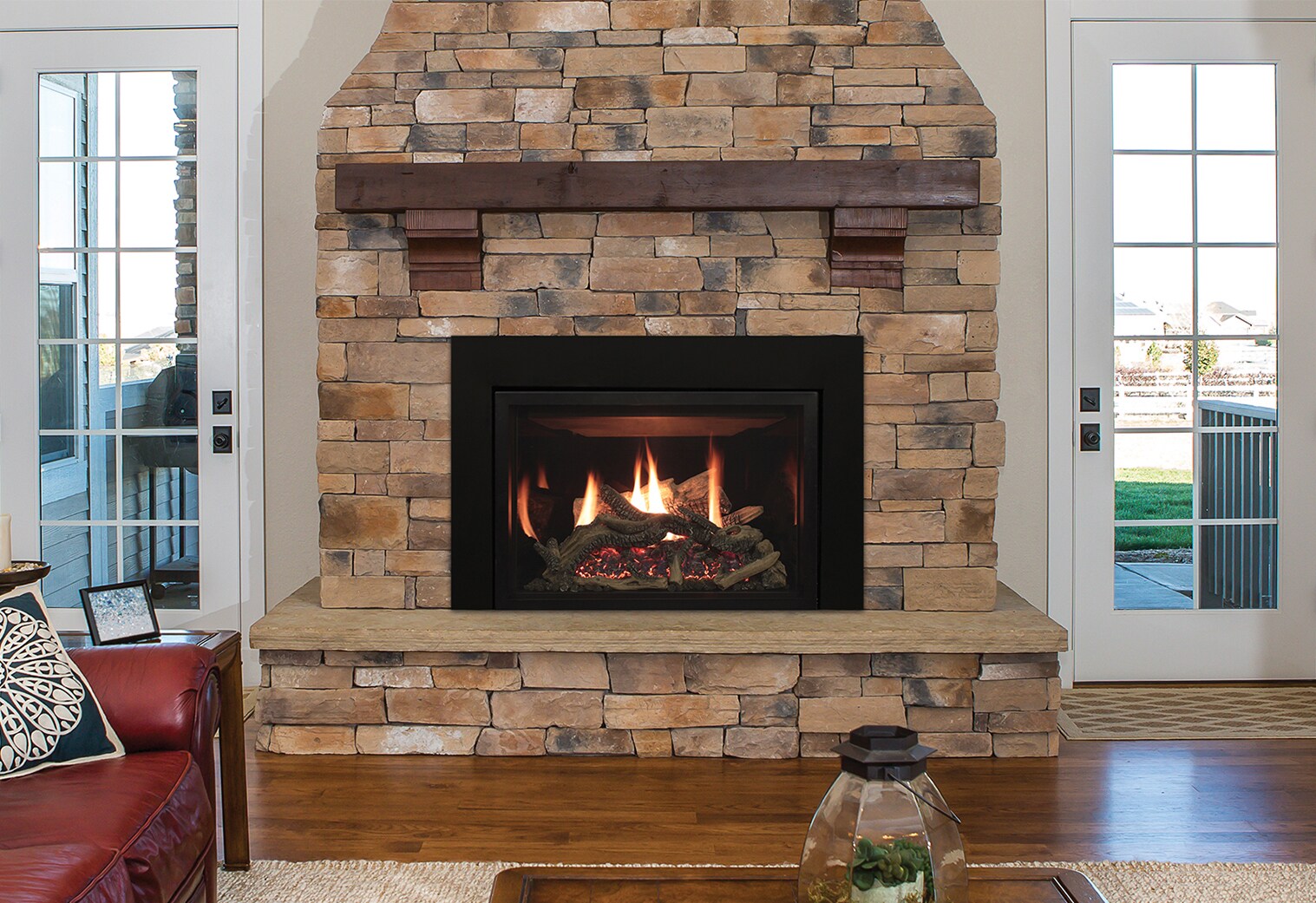 Rushmore Tru-Flame Direct-Vent Fireplace Inserts