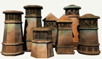 European Copper Chimney Pots for FMI and Vanguard Chimney