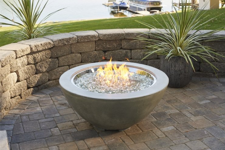 Cove Supercast Concrete Gas Fire Pits