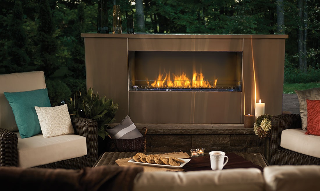 Napoleon GSS48 Galaxy Outdoor Linear Gas Fireplace