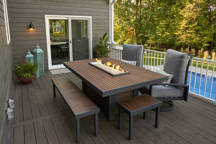 Fire Pit Tables - Dining Height