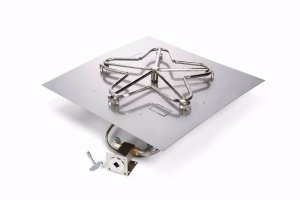 HPC Square Fire Pit Insert - Match Lit