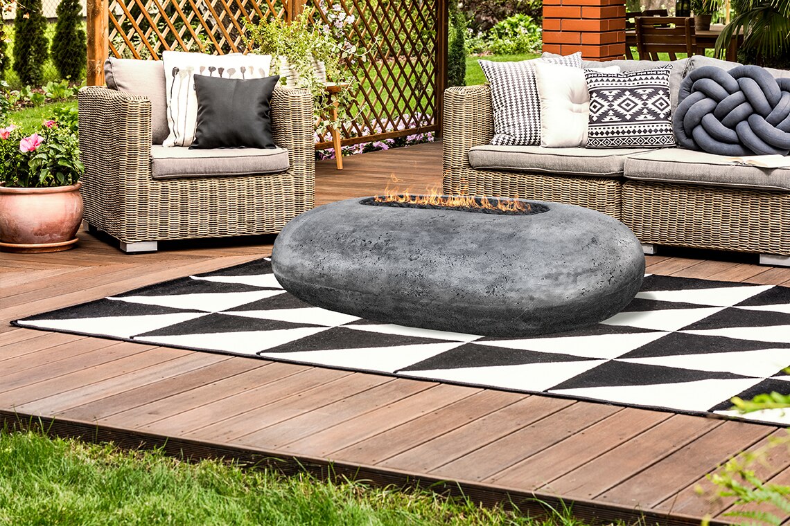 Prism Hardscapes Pebble Series Fire Pits