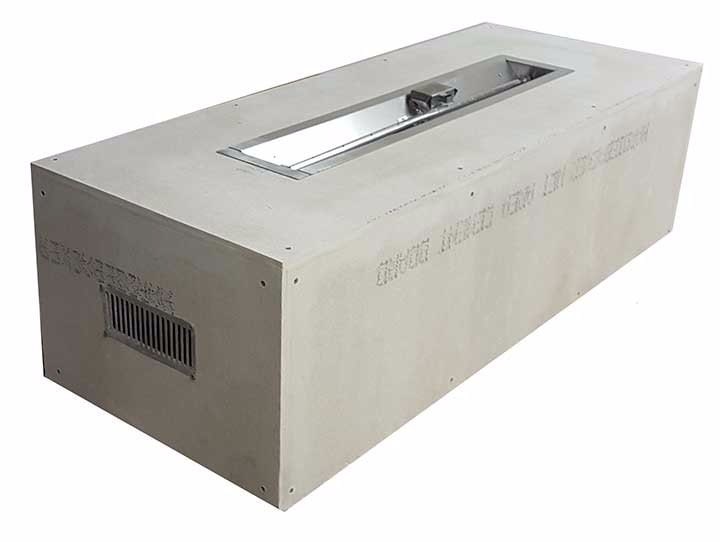 HPC Ready-to-Finish Outdoor Fire Feature Packages - Linear Trough Burner Models