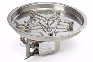 HPC Round Fire Pit Inserts with Electronic Ignition