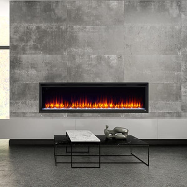 SimpliFire Allusion Platinum Linear Electric Fireplaces